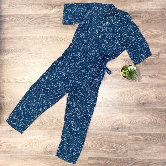 DRESS Forum Cropped Wrap Jumpsuit / Romper - Picture 3 of 6